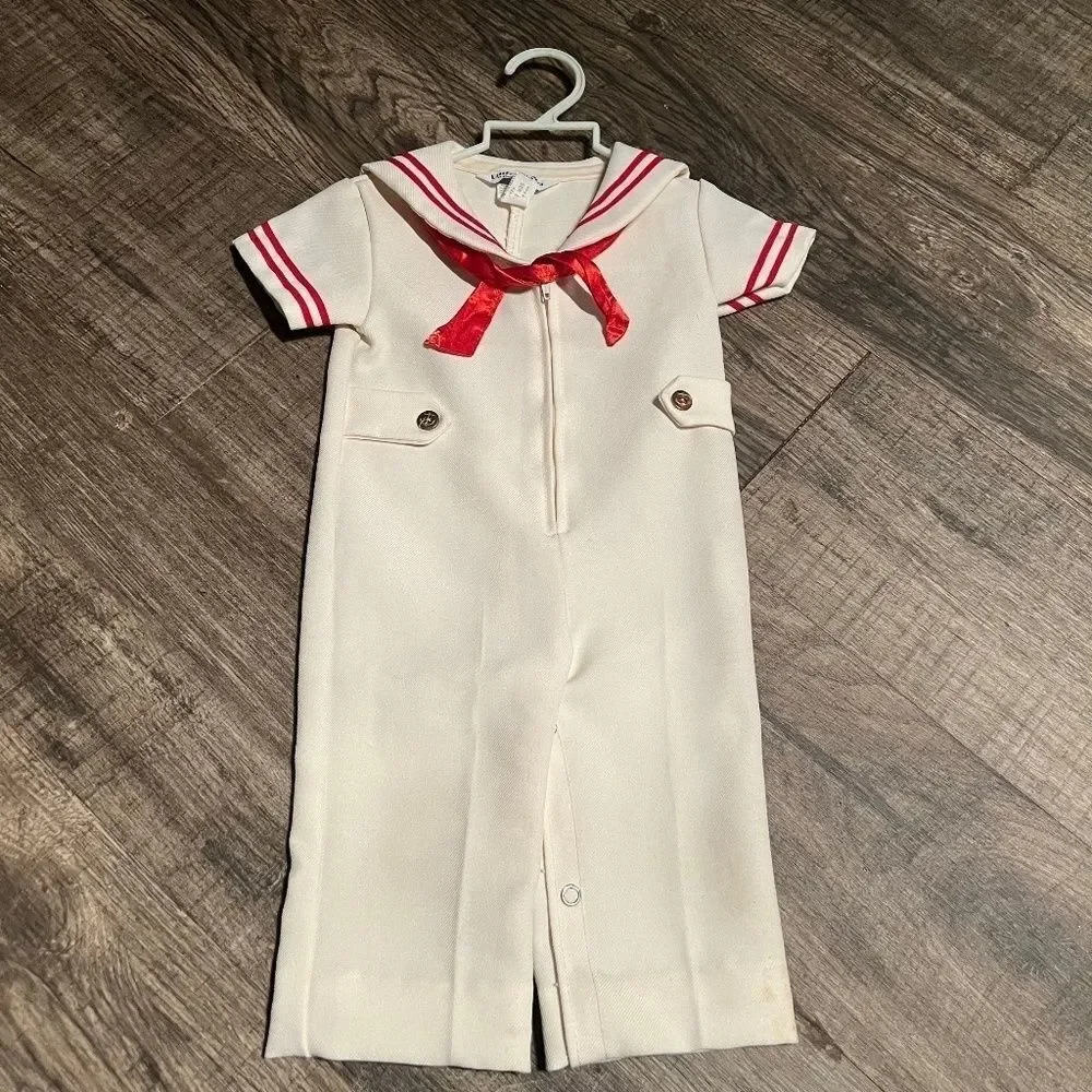 Little Goodies Vintage Sailor’s one piece 6-9 M